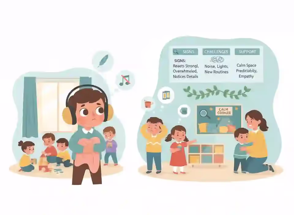 Highly Sensitive Children in Nursery: Signs, Challenges, and Support Strategies