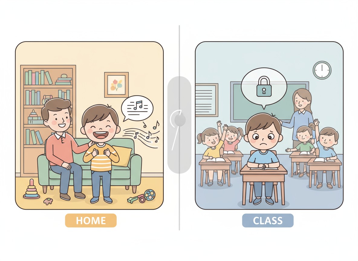 Selective Mutism in School: Why Your Child Talks at Home But Not in Class