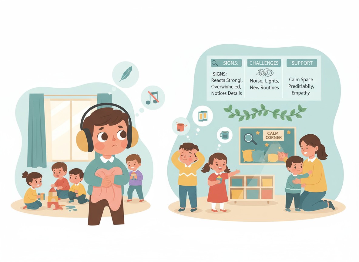 Highly Sensitive Children in Nursery: Signs, Challenges, and Support Strategies